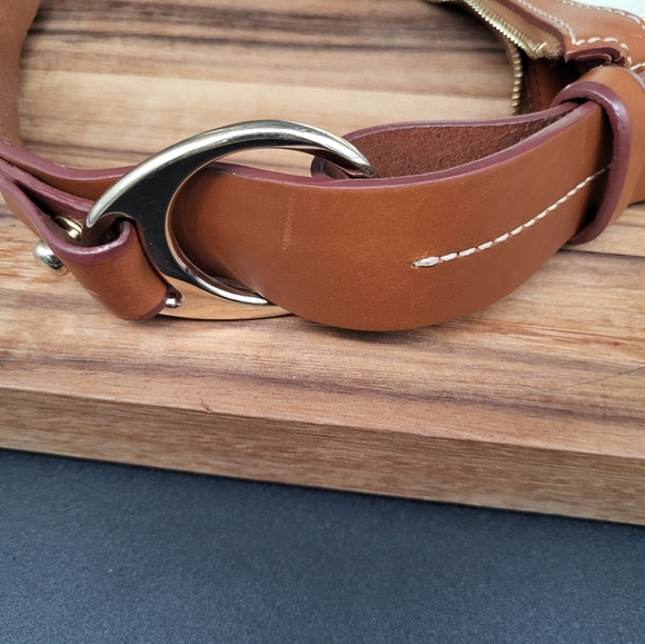 Dooney & Bourke Vintage Croc-Embossed Leather Shoulder Bag, 12×9×5.5 - Picture 8 of 15